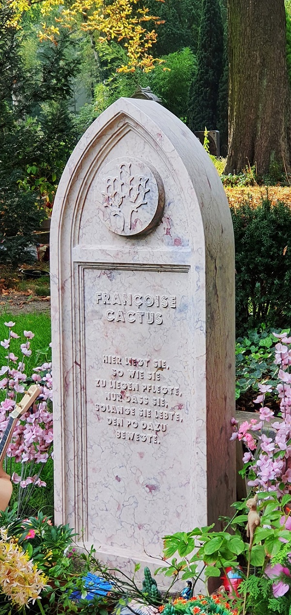 Denkmal Grabstätte Francoise Cactus memoria-stein.de  